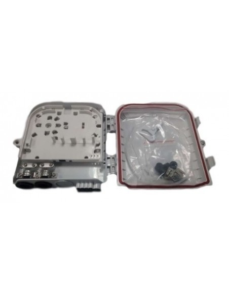 Caja F.O. de Exterior IP-65 para 8 adaptadores SC Simplex 2