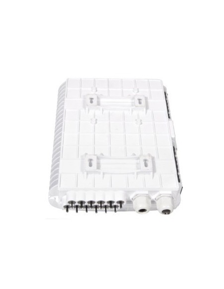 Caja F.O. de Exterior IP-65 CON LLAVE para 12 adaptadores SC Simplex - LC Duplex 2