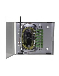 Caja F.O. de distribución y empalme para 12 SC Simplex - LC Duplex​ 1