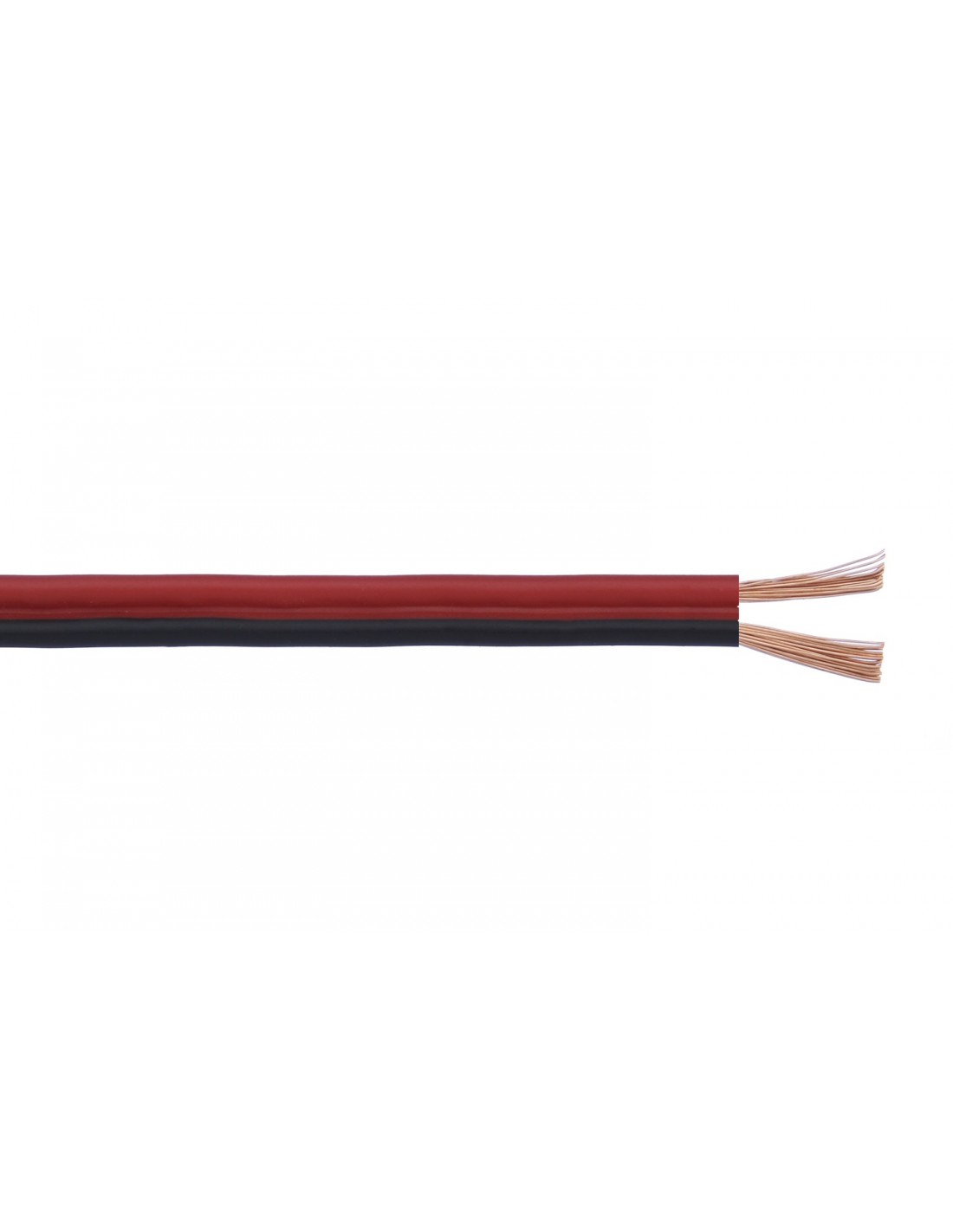 CABLE PARALELO ROJO NEGRO 2x2,50MM CARRETE 100M PARA ALTAVOZ AUDIO BD119