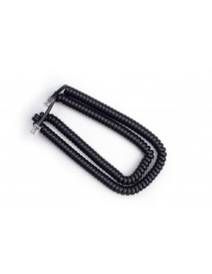 Cable rizado negro