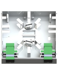Caja de F.O. con 2 adaptadores SCAPC SM 1